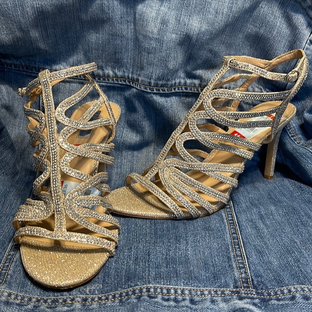 INC International Concepts Rhinestone heels size 11